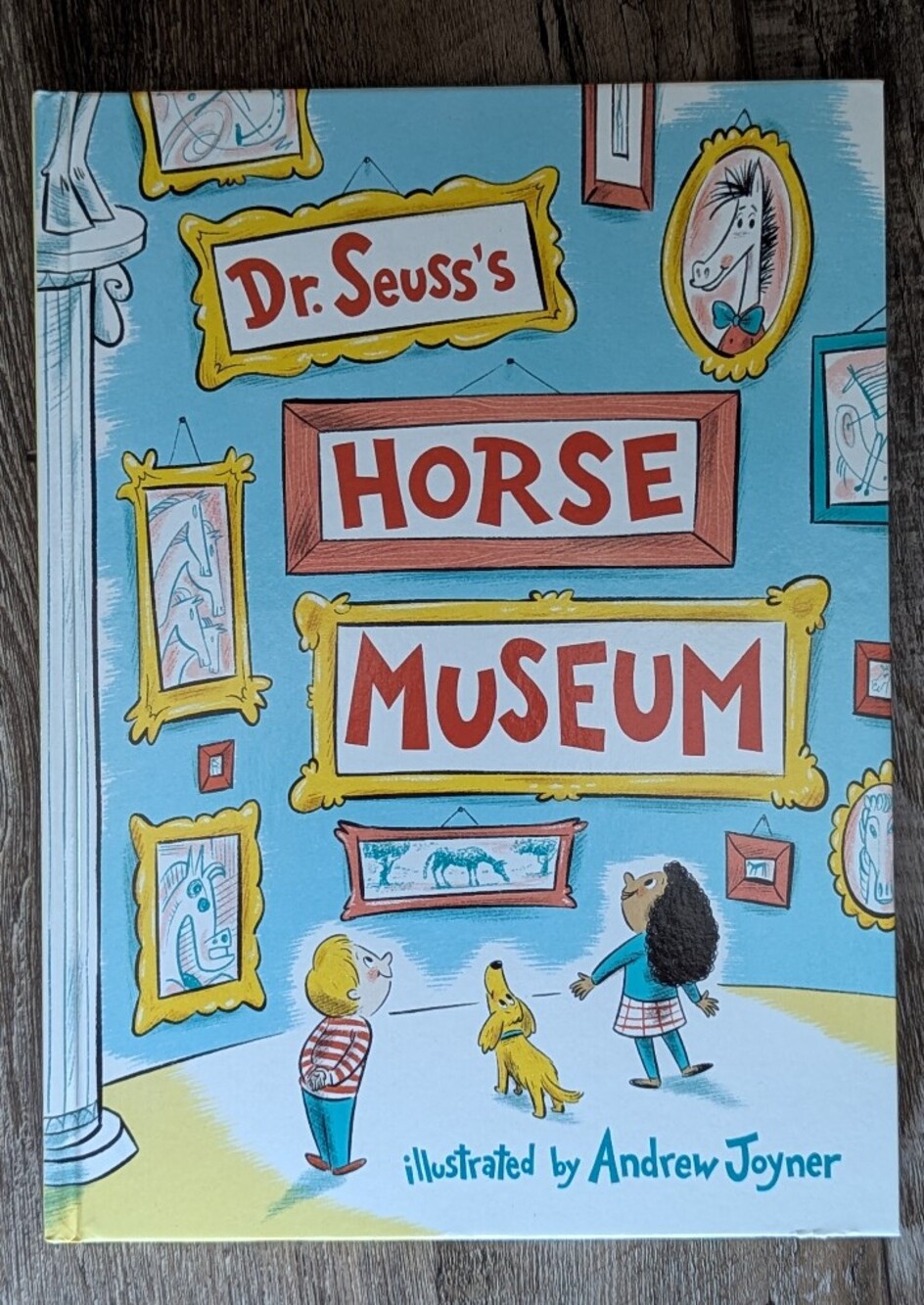 Dr. Seuss Light Blue Museum Horse Wall Art Print